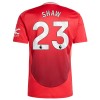 Maglia Manchester United Shaw 23 Prima Divisa 2024-25